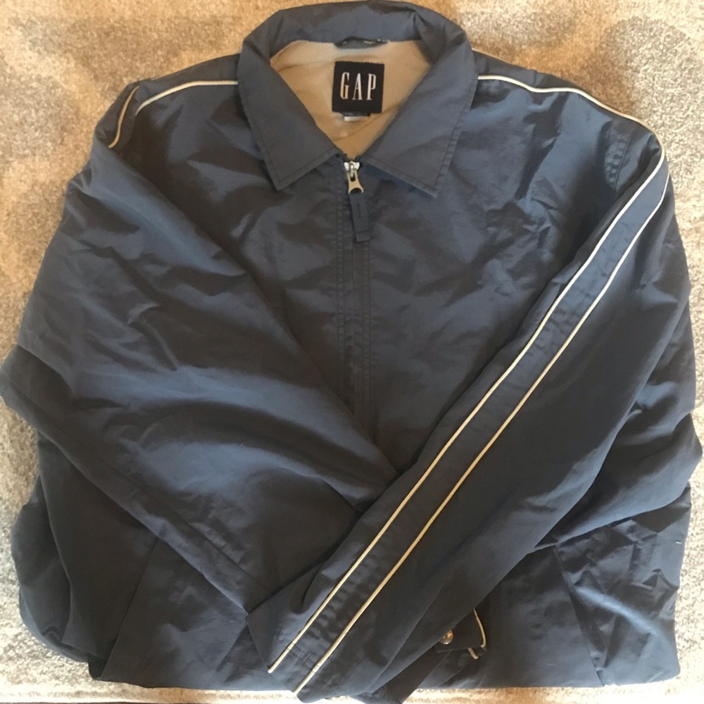 Vintage GAP blue windbreaker size large